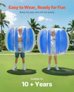 VEVOR 4FT/1.2M Inflatable Bumper Balls PVC Body Sumo Zorb Ball Outdoor Game
