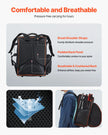 VEVOR 33L Welding Backpack 600D Polyester Welder Backpack for Tools and Helmet