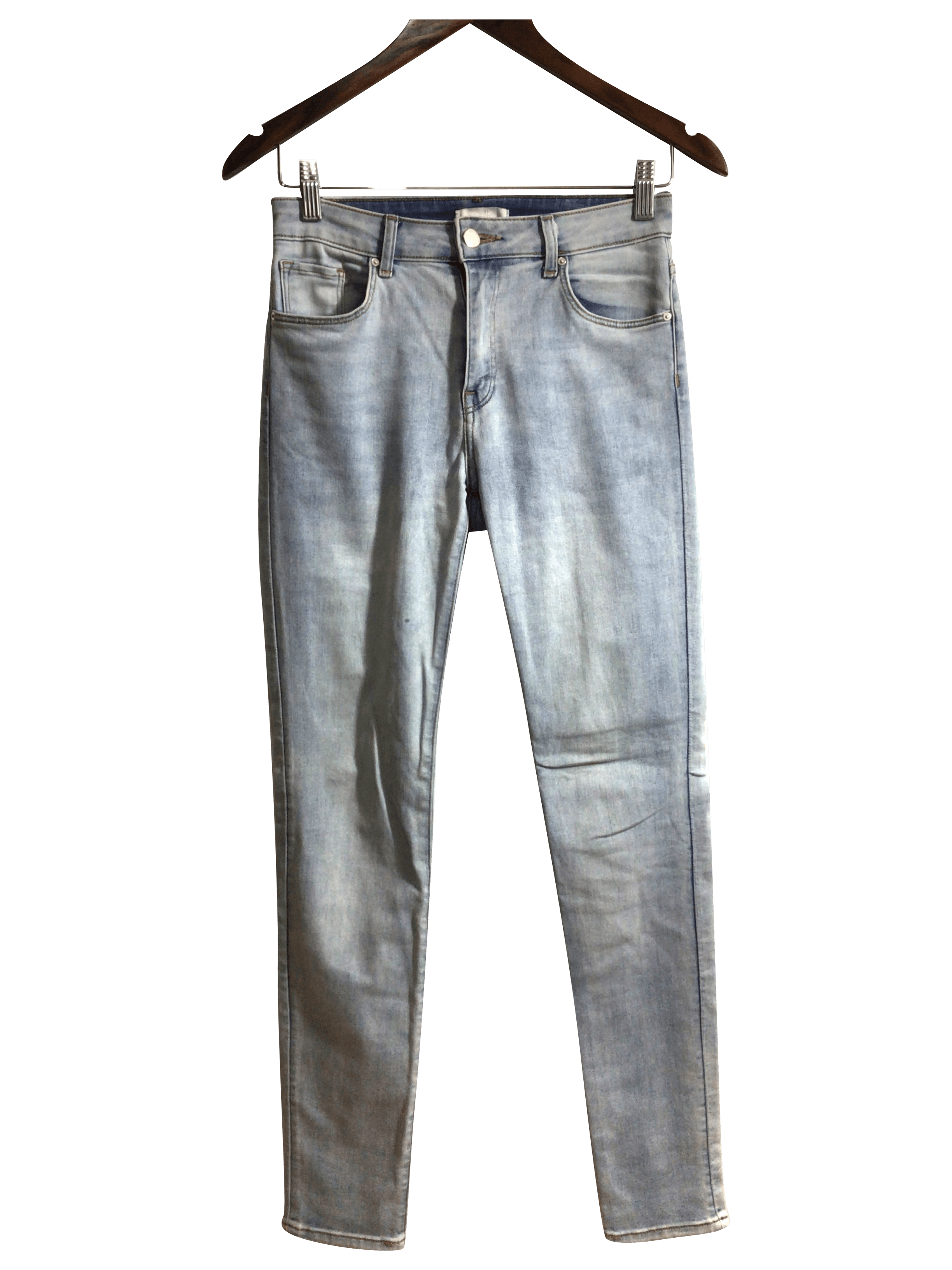H&M Women Straight-Legged Jeans Regular fit in Blue - 6