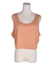 SHEIN Women Crop Tops Regular fit in Beige - 3XL