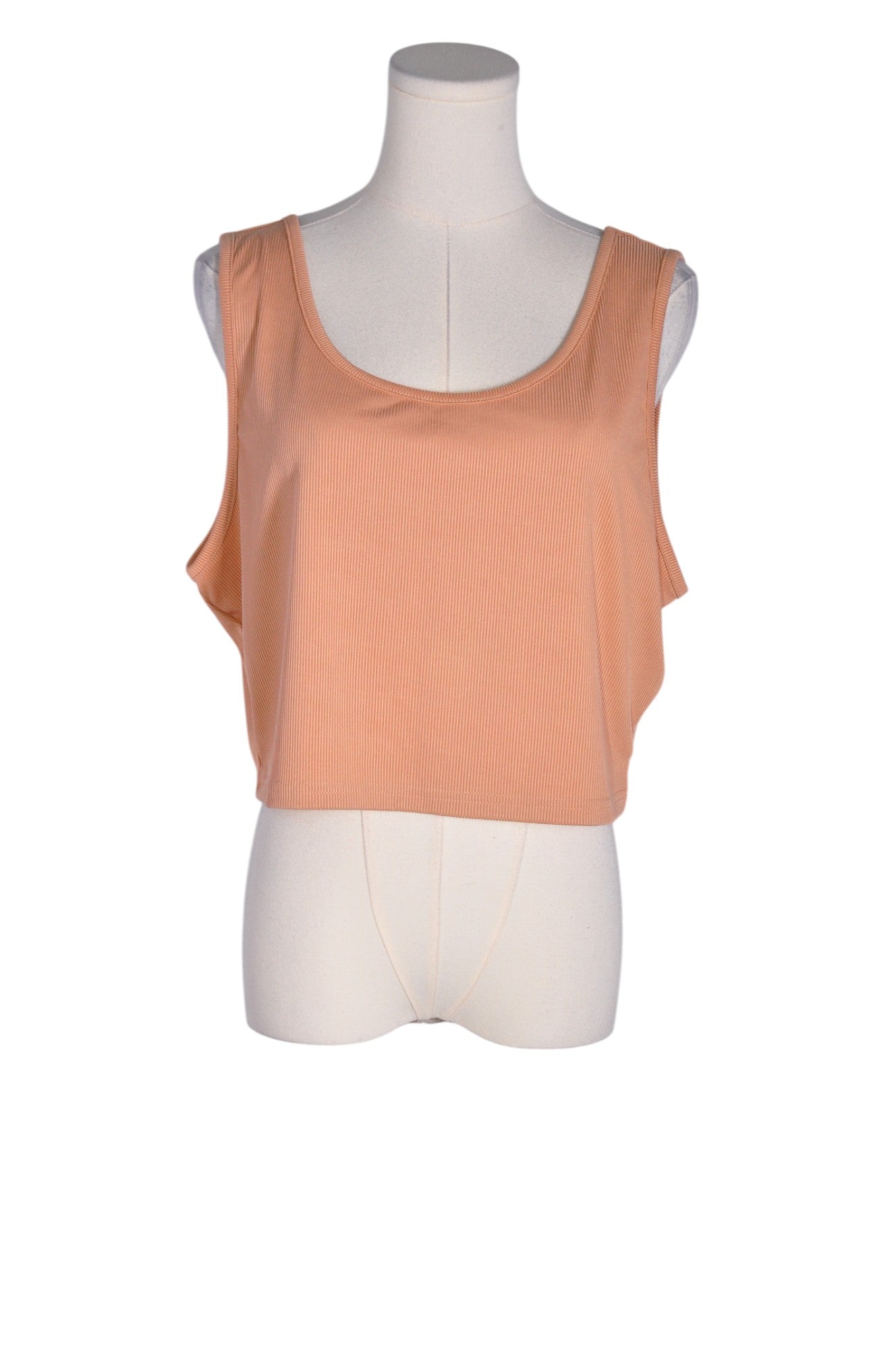 SHEIN Women Crop Tops Regular fit in Beige - 3XL