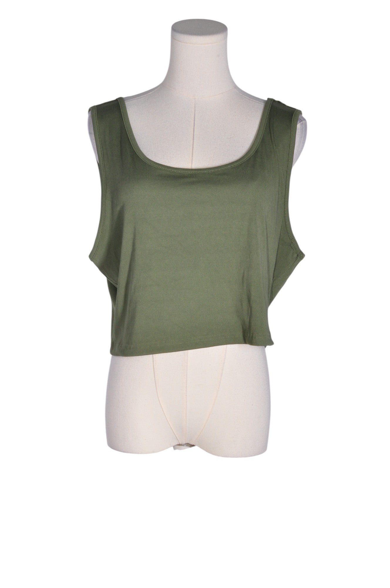SHEIN Women Crop Tops Regular fit in Green - 3X
