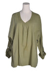 UNBRANDED Women Blouses Regular fit in Green - XXXL