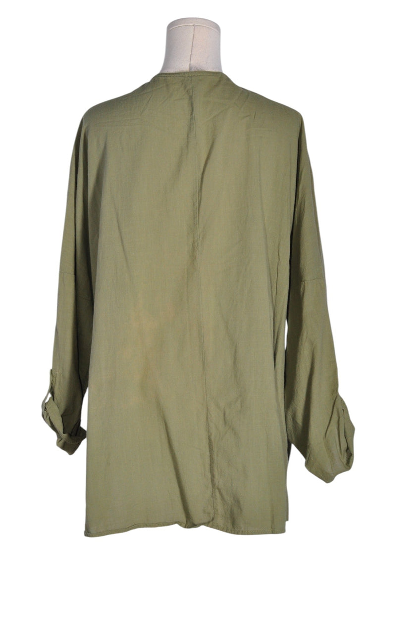 UNBRANDED Women Blouses Regular fit in Green - XXXL