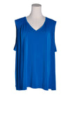UNBRANDED Women Blouses Regular fit in Blue - 1X