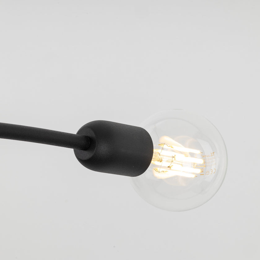 HELIX Black Minimalist Pendant Light 4  (Clearance)