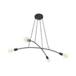 HELIX Black Minimalist Pendant Light 4  (Clearance)