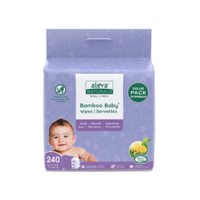 Aleva Naturals - Bamboo Baby Wipes Value Pack (3pk)