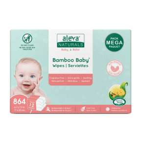 Aleva Naturals - Bamboo Baby Sensitive Wipes Mega Pk (864ct)