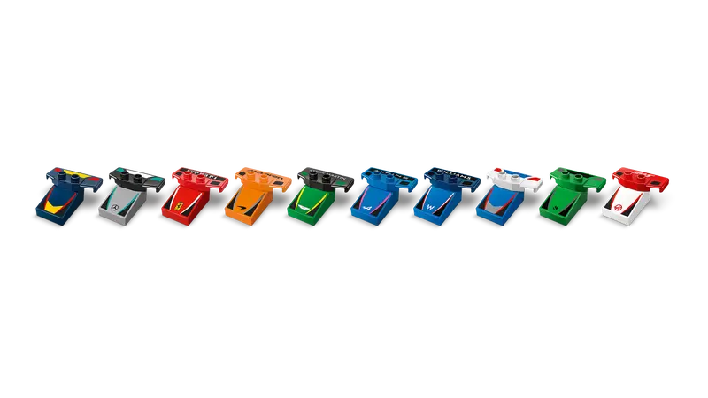 LEGO - 10445 - DUPLO - F1 Team Race Cars & Drivers - 70pcs