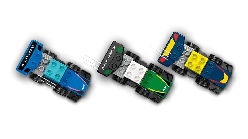 LEGO - 10445 - DUPLO - F1 Team Race Cars & Drivers - 70pcs