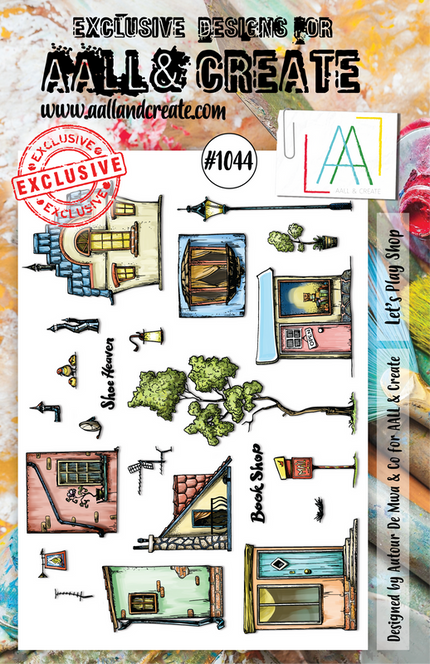AALL and Create A5 Stamp Set - #1044 - Let's Play Shop