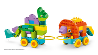 LEGO - 10451 - DUPLO - 3in1 Dinosaurs on Wheels - 108pcs