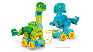 LEGO - 10451 - DUPLO - 3in1 Dinosaurs on Wheels - 108pcs