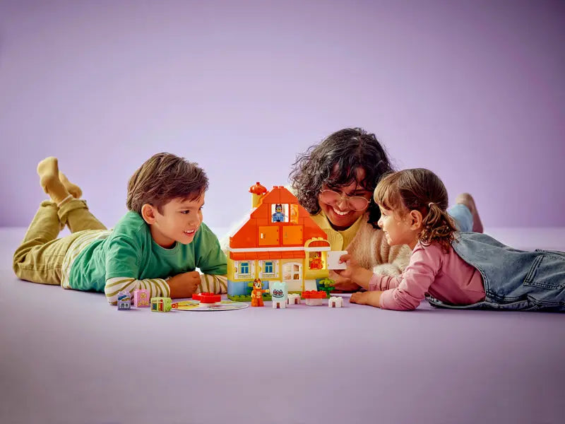 LEGO - 10459 - BLUEY - La maison de la famille Bluey avec jeu de mémoire - 83 pièces