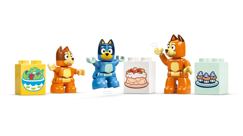 LEGO - 10459 - BLUEY - La maison de la famille Bluey avec jeu de mémoire - 83 pièces