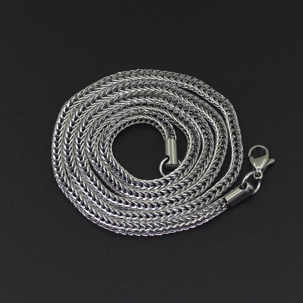 Vacuum Electroplating Stainless Steel Chain Necklace For Men And Women