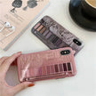 Eyeshadow Makeup-themed Silicone  iPhone Case women