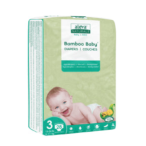 Aleva Naturals - Bamboo Baby Diapers Size 3 (28ct)