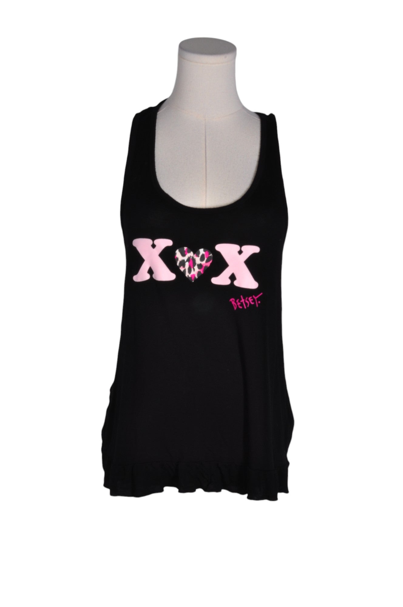 BETSEY JOHNSON Women Tank Tops Regular fit in Black - S