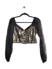 SHEIN Women Crop Tops Regular fit in Black - M