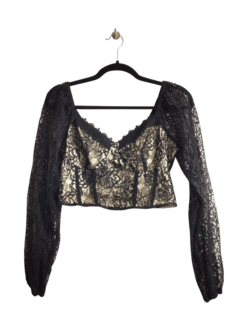 SHEIN Women Crop Tops Regular fit in Black - M