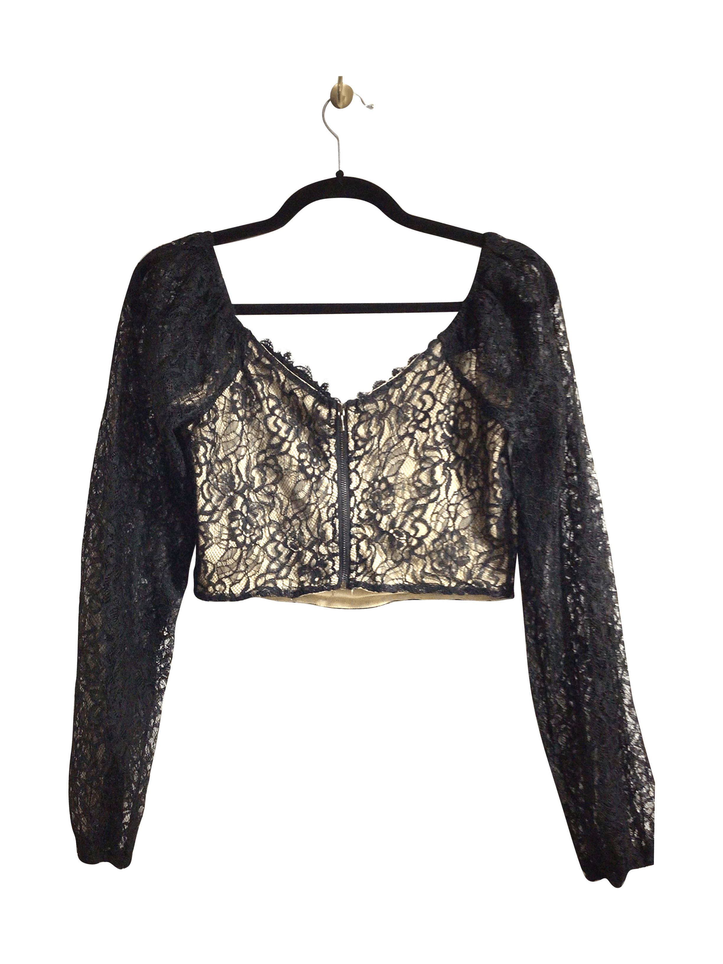 SHEIN Women Crop Tops Regular fit in Black - M