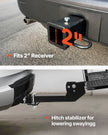 VEVOR 500 lbs Hitch Cargo Carrier Folding Hitch Cargo Carrier with Stabilizer