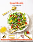 VEVOR 100-Piece Silverware Set Stainless Steel Cutlery Flatware Utensils for 20