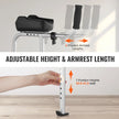 VEVOR 2 in 1 Folding Walker with Armrest Pads & 5
