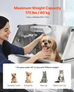 VEVOR 34 inch Dog Grooming Bath Tub Stainless Steel w Faucet for Pets