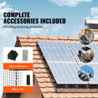 VEVOR 6 inch x 100ft Solar Panel Bird Guard, Critter Guard Roll Kit with 100pcs Stainless Steel Fasteners, Solar Panel Guard with Rust-proof PVC Coating, 1/2 inch Wire Roll Mesh