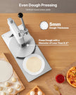 VEVOR 9.5 in Manual Pizza Dough Press Machine Commercial Pizza Pastry Sheeter