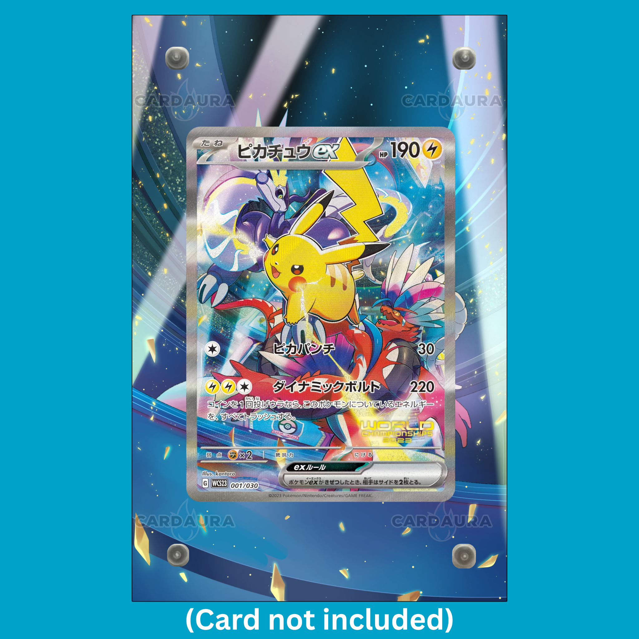 Pikachu EX 001/030 CN (Ungraded) Display Case