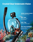 VEVOR 0.5L Scuba Tank 32.81 ft Diving Depth Refillable Snorkel Air Tank Kit