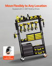 VEVOR 4-tier Tool Organizer Cart on Wheels 150 lbs Garage Cart for Workshop