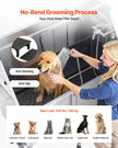 VEVOR 50 Inch Dog Grooming Bath Tub Stainless Steel w Ramp Water Filter