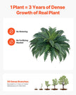 VEVOR 2Pcs Artificial Boston Ferns Plastic Fern 50 Branches Indoor Outdoor Decor