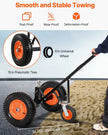 1200lbs Trailer Dolly 18 and 22 in Adjustable Height 2 in Ball 15.2 in Tires