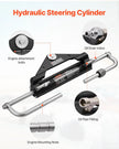 VEVOR 150HP Hydraulic Outboard Steering Kit Marine Boat Hydraulic Steering Kit