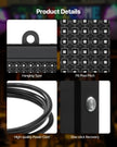 VEVOR 40x18in Programmable LED Sign Digital Scrolling Display Board P6 Fullcolor