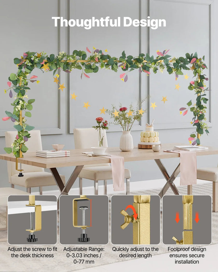 VEVOR Over The Table Rod Stand with Clamps 28