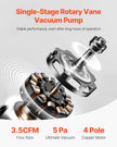 VEVOR 3.5 CFM HVAC Single Stage Rotary Vane Vacuum Pump and Manifold Gauge Kit