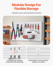 VEVOR 2 x 4 ft Slat Wall Paneling PVC White Garage Slatwall with Modular Design