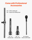 Impact Socket Set Impact Sockets 3/4 Inches 21 Piece 3/4 Inches to 2 Inches SAE