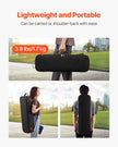 Portable Nylon Fabric 4/4 Full Size Violin Case Anti-Scratch Travel Carrying Bag