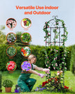 VEVOR 4 Packs Metal Garden Trellis for Climbing Plant Support 87x20 in Rustproof
