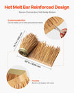 VEVOR 1.6x16.4 ft Artificial Thatch Roofing Mexican Tiki Hut Grass Skirt Roof