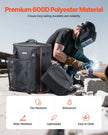 VEVOR 35.6L Welding Backpack 600D Polyester Welder Backpack for Tools and Helmet