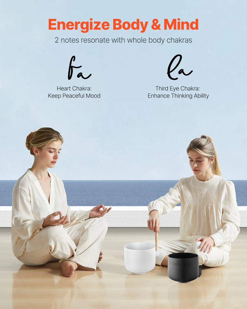 2PCS Crystal Singing Bowls 8